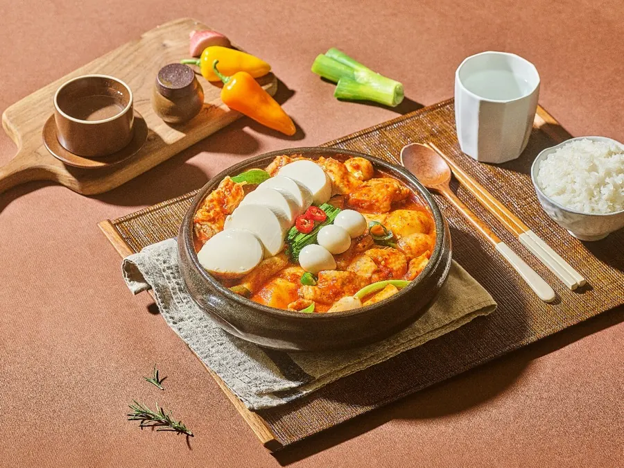 순두부 닭도리탕 메뉴 이미지